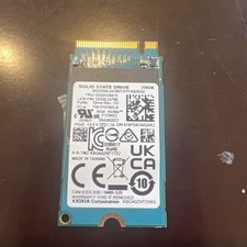 256GB NVMe M.2 2242 Internal SSD Solid State Drive 13 hours zero days usage 100%