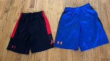 A Lot Of 2 Boy's Under Armour Loose Shorts, Size YMD