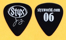 Styx James Young Signature Black Guitar Pick - 2006 Tour