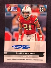 2022 Pro Set Draft Autographs - Red Bubba Bolden Auto #PSA-BB1