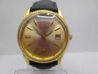 VINTAGE RICOH "PRESIDENT" SPLIT DAYDATE GOLDPLATED AUTOMATIC MENS WATCH
