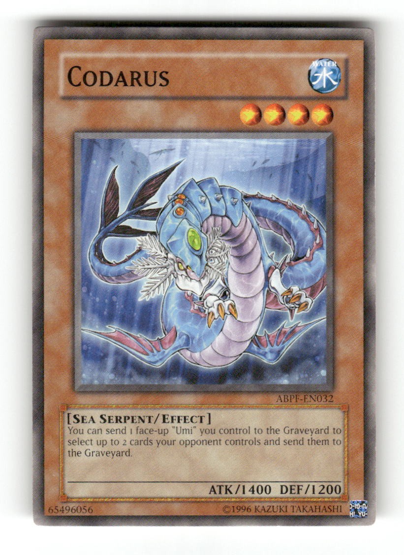 Codarus ABPF-EN032 Common Absolute Powerforce Yu-Gi-Oh Unlimited Near Mint
