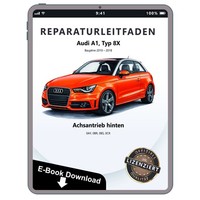 Audi A1 Typ 8X 2010-2018 Kardanwelle Achsantrieb Hinten Reparaturanleitung PDF