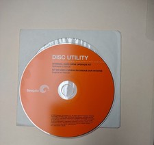 Seagate Disc Utility CD Upgrade Kit 2009 software and manual 