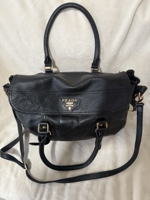 Prada Black Vintage Milano Dal 1913 Handbag