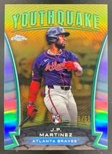J.P. Martinez 2024 Topps Chrome Youthquake Gold Refractor RC Braves /50