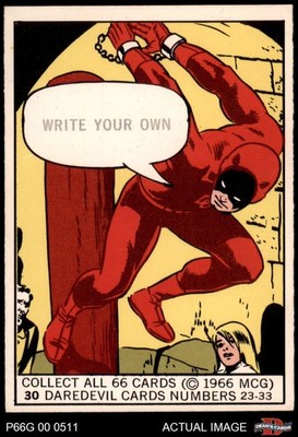 1966 Donruss Marvel Super Hero #30 Write Your Own Caption 6 - EX/MT