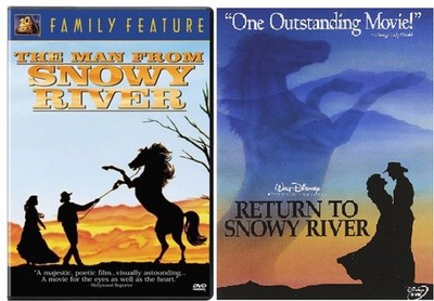THE MAN FROM AND RETURN TO SNOWY RIVER - NEW 2 DVD SET