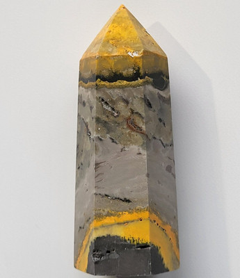 Bumblebee Jasper Tower Rare Stone Crystal Chakra Gemstone Wand Point