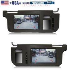 7" Car Sunvisor Rear View Mirror Screen Lcd Monitor DVD/VCD/GPS/TV Sun Visor Set