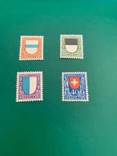 timbres suisse série complete (188-191) pro juventute neuf gomme d'origine 1922
