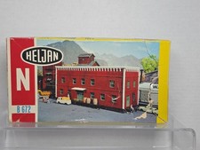 Heljan N Scale B 672 Furniture Factory Comercial Building Kit NOS Complete 