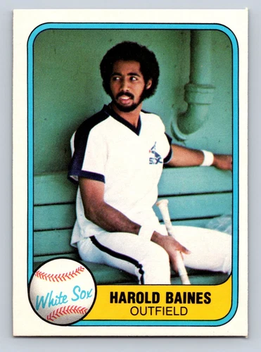 1981 Fleer #346 Harold Baines Chicago White Sox - NM/MT