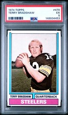 1974 Topps #470 Terry Bradshaw PSA 5