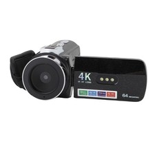 4K Vlog Camera With Flip Screen Wi-Fi Built-in Light & Mic Support