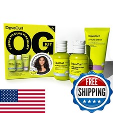DevaCurl OG Kit Original Curl Routine Travel Sizes No Poo One Condition Styling