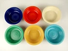 Vintage HLC Fiesta USA 5 1/2" Fruit Bowl Set in all 6 Original Colors (1936-69)