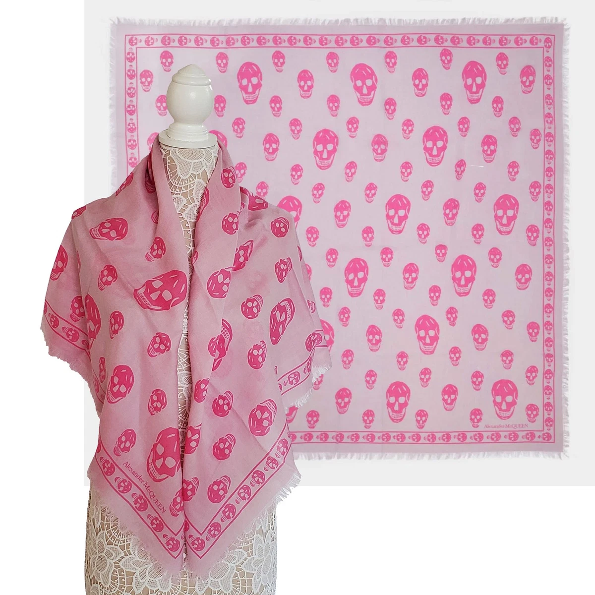 Alexander McQueen Pink Scarves & Wraps for Women for sale | eBay