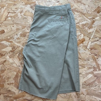 Vintage Dickies hellbraun beige creme Chino Shorts Skater Baumwolle Cut Offs W48