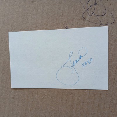 Pornstarc Jenna Jameson Autographed Index Card