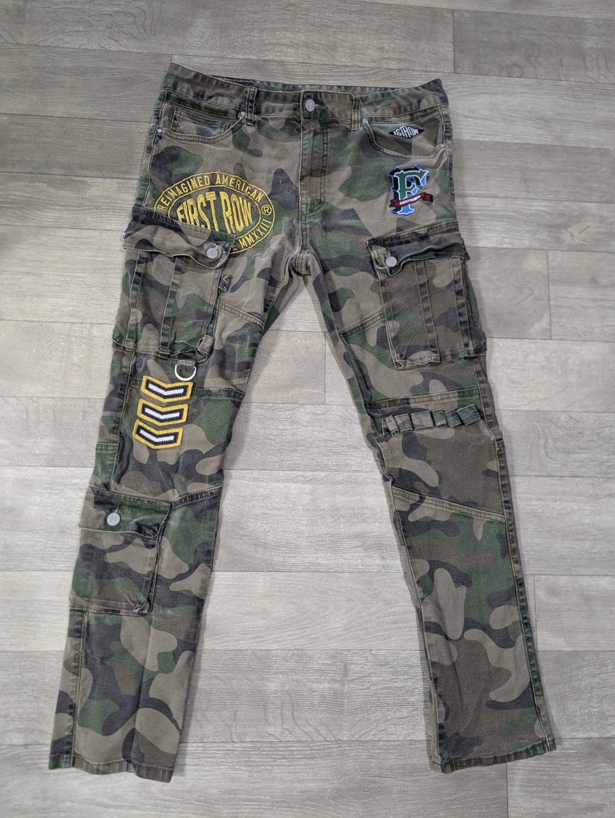 First Row Patch Cargo Pants Size 34 Length 32 - image 1