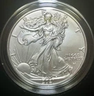 American Eagle 2021 W One Ounce Silver Uncirculated- Box And COA. .999 Silver.