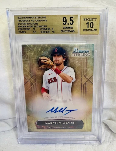 2022 Bowman Sterling Marcelo Mayer Superfractor Auto #’d 1/1