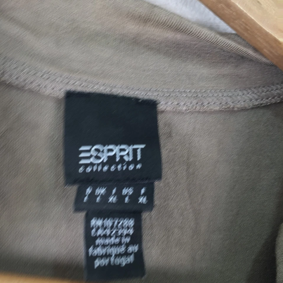 Esprit женщин кроссовер надежном Майка размер L серо-серый без рукавов vneck 117989 - Изображение 3 из 4