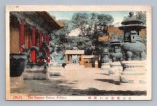 Vintage China Postcard BEIJING Summer Palace Imperial Scene 1910s