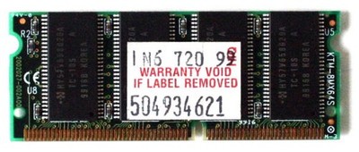 Laptop memory, kingston-usa kth-0b7100/64-ce 2027-005.a00, ktm