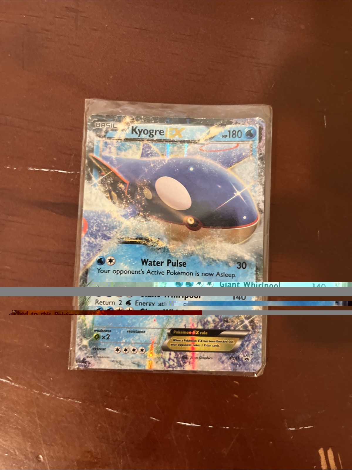 The Pokémon Company Kyogre EX XY41 XY Holo Promo EX 180 HP English