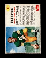 1962 Post Cereal Set-Break #  6 Paul Hornung VG-VGEX (crease) *GMCARDS*