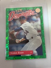 NOLAN RYAN 1993 DONRUSS ELITE DOMINATORS GREEN #2997/5000 #10 of 20 NM-MT+