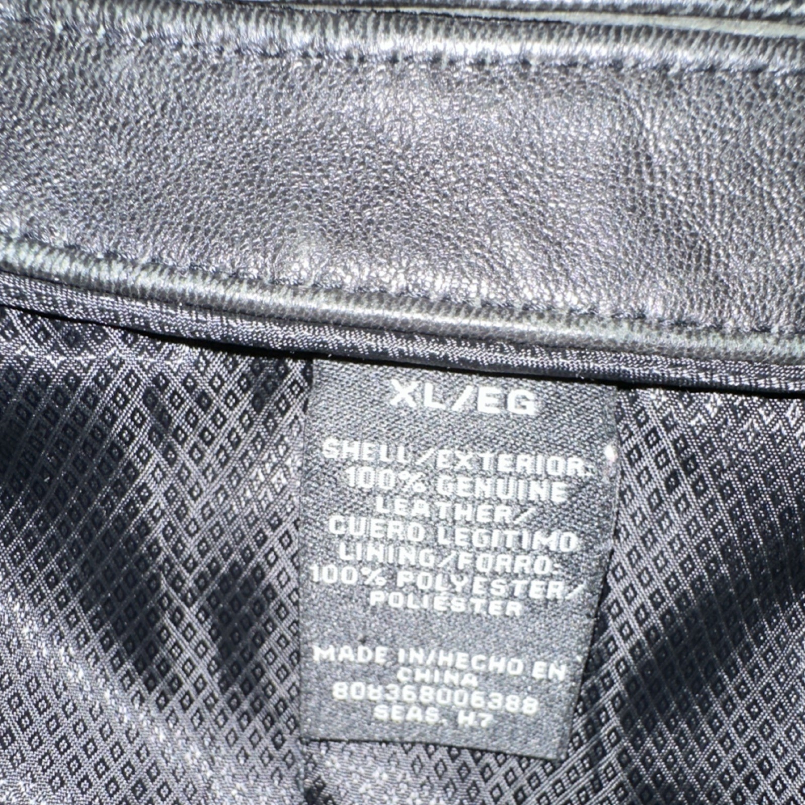 Covington Black Zip Jacket Spread Collar Solid Me… - image 3