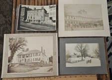 4 Nice Original Large Historic 1875-1900 Photographs Haverhill MA Massachusetts 