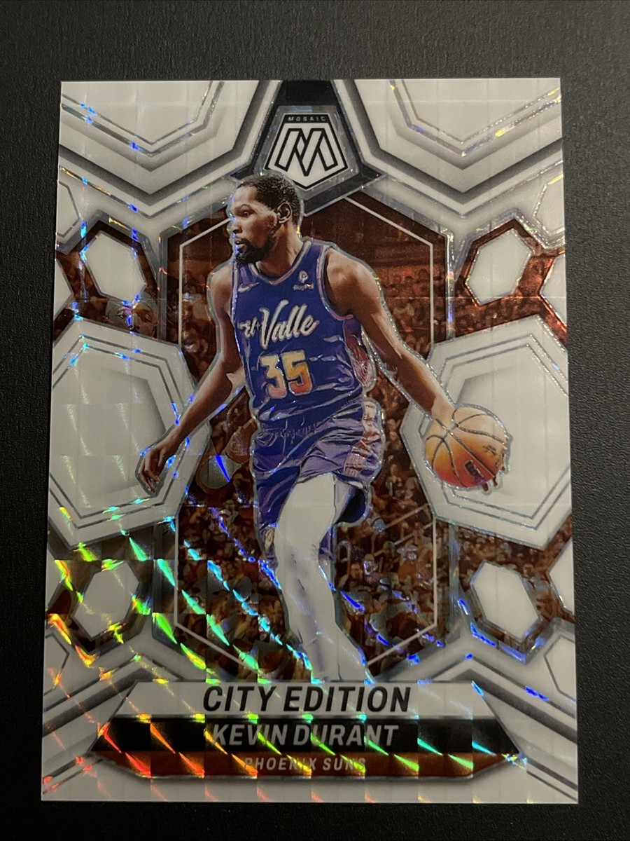 2023-24 Panini Mosaic White Genesis City Edition KEVIN DURANT #286