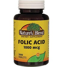 Folic Acid 1000 mcg 1,000 mcg 1000 Tabs