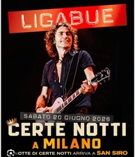 2 Biglietti Concerto LIGABUE San Siro