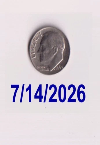 1969-P Roosevelt Dime — photo from another recent sale