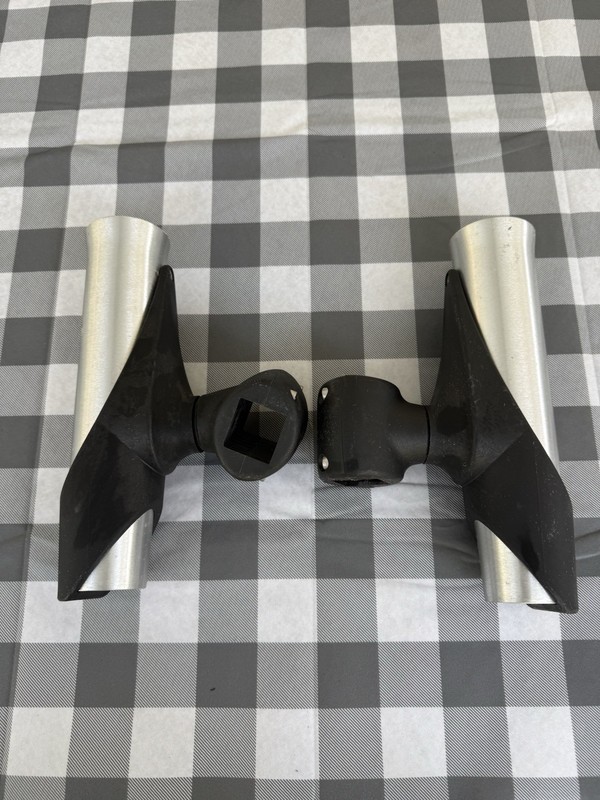 Taco Marine Pontoon Rod Clamp On Square Tail Rod Holders (2)