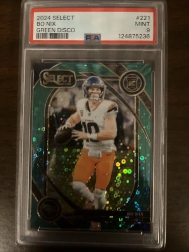 2024 Panini Select - BO NIX ROOKIE GREEN DISCO /5 PSA 9 POP 1