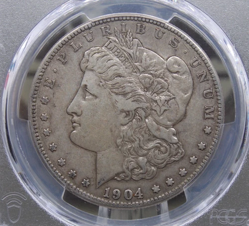 1904 "S" Morgan SILVER Dollar $1 PCGS XF40 #473 Extra Fine *KEY DATE* ECC&C, Inc