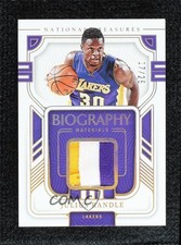 2022 Panini National Treasures Biography Materials Prime 17/25 Julius Randle v9t