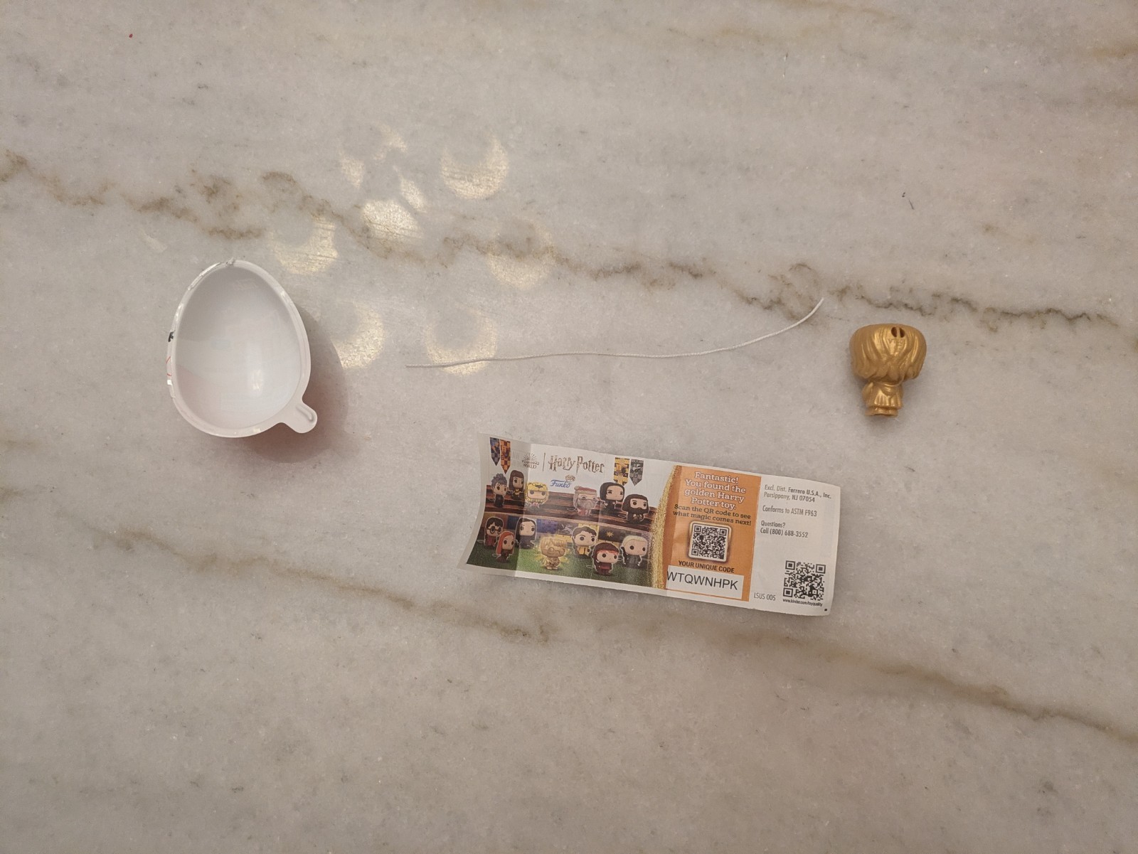 Limited Edition Golden Harry Potter Kinder Joy VT401 2025