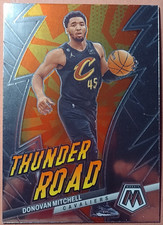 2022-23 Panini Mosaic #20 Donovan Mitchell Thunder Road Insert Cavaliers