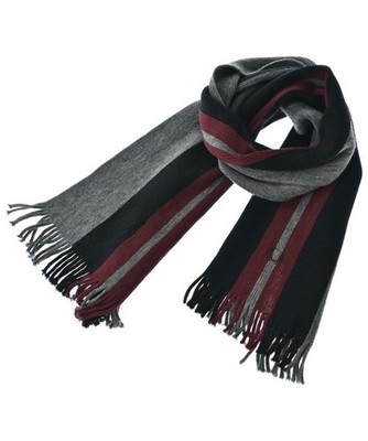 FRED PERRY Scarves GrayxBlackxRed 2200697820112