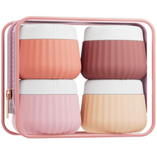 Travel Containers for Toiletries 4 Pack, TSA Approved Travel Size Toiletries, Po