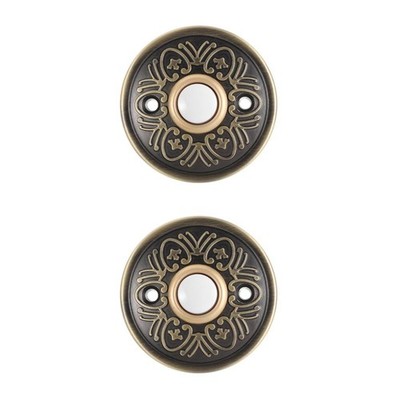 2 PCS Verkabelter Klingelknopf Türklingel Replacement Doorbell Push Button