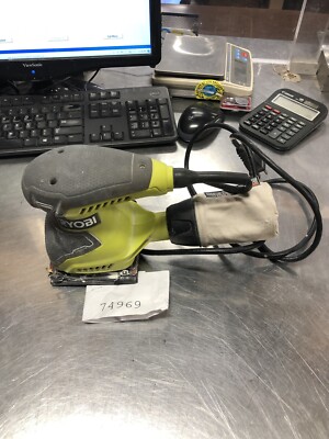 Ryobi S652DG 1/4'' Sheet Palm Finishing Sander With Dust Bag