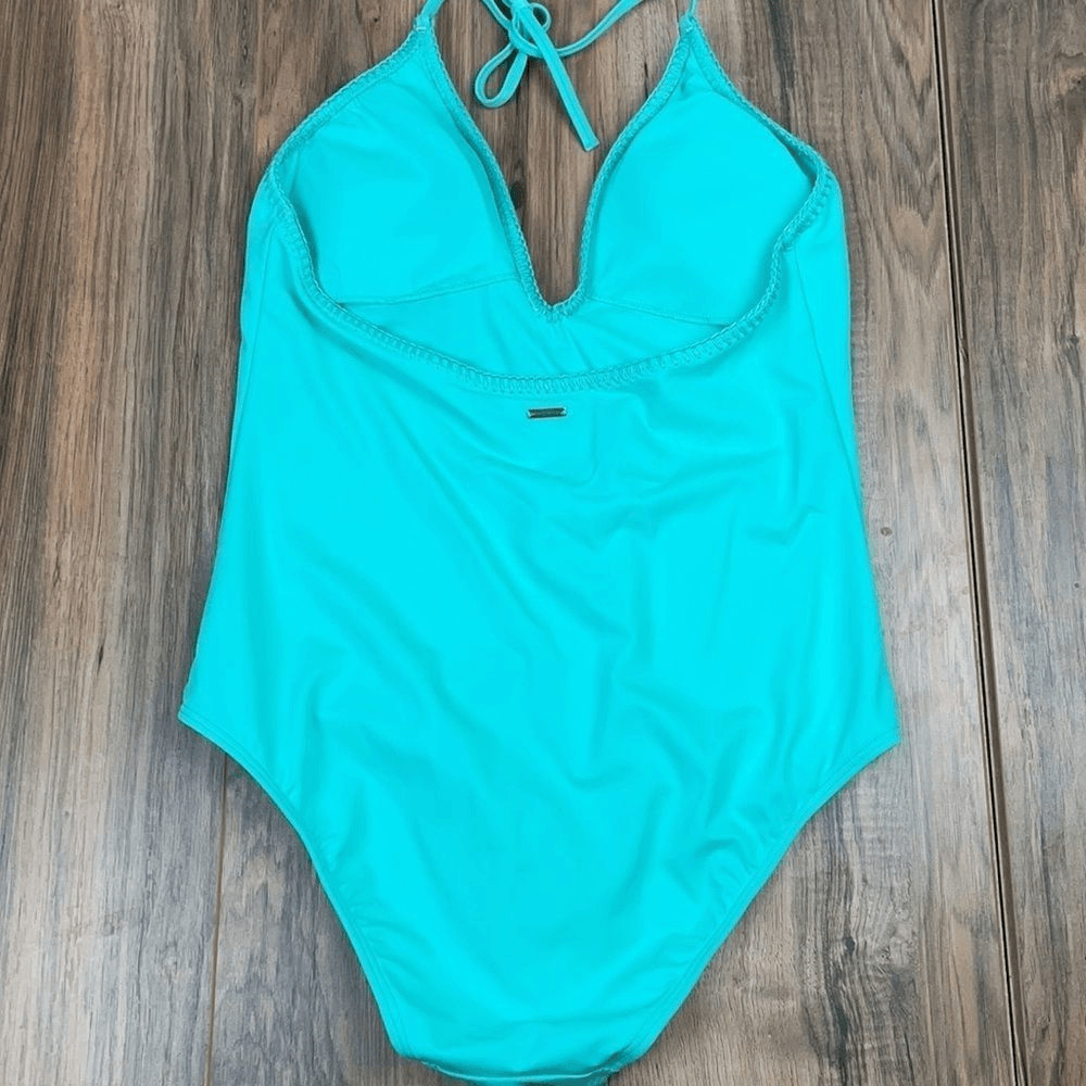 Victoria's Secret Mint Green one piece swimsuit. M Gem